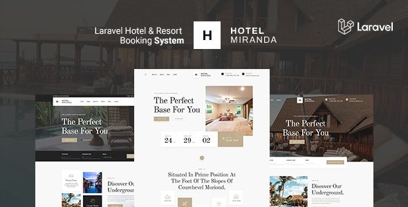 Miranda - Laravel Hotel & Resort Multilingual Booking System nulled