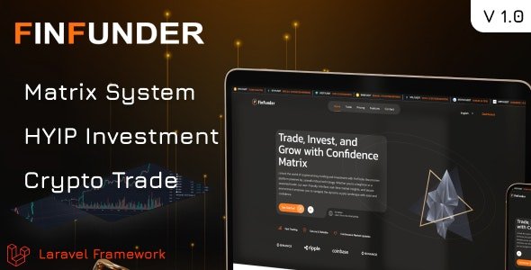 FinFunder - Matrix and HIYP Investments with Crypto Trading Platform Nulled