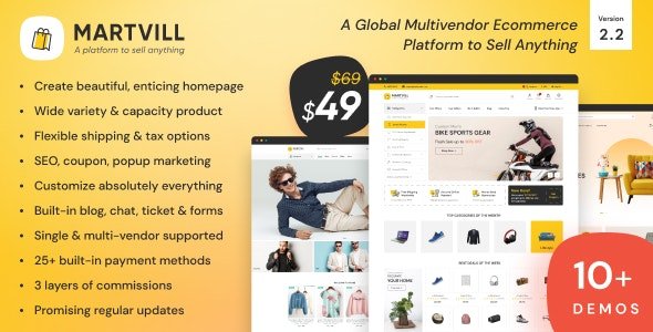 Martvill - A Global Multivendor Ecommerce Platform to Sell Anything nulled