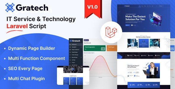 Gratech – IT Service And Technology With Component Page Builder nulled