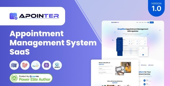 Apointer - Appointment Management System SaaS Nulled