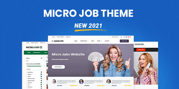 Micro Jobs Theme - Setup a website like Fiverr today nulled