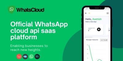 WhatsCloud - Seamless Cloud API Integration SAAS Nulled