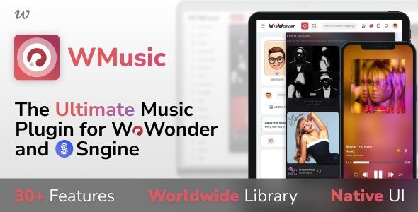 WMusic - The Ultimate Music Plugin for WoWonder & Sngine nulled