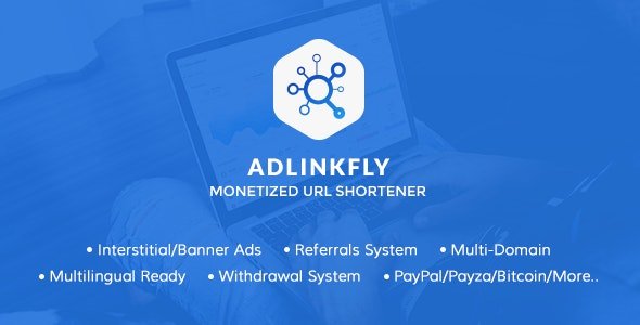 AdLinkFly - Monetized URL Shortener Nulled